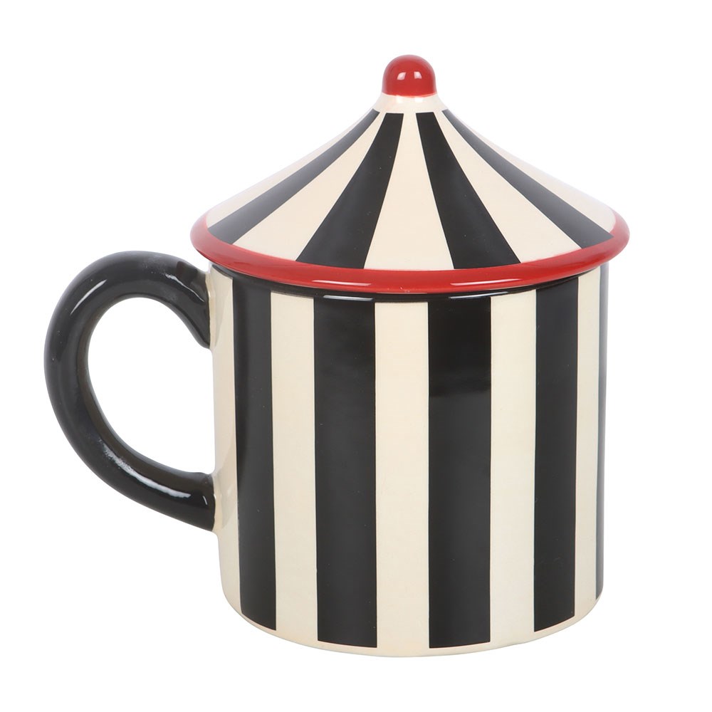 Tazza Circus a strisce nere
