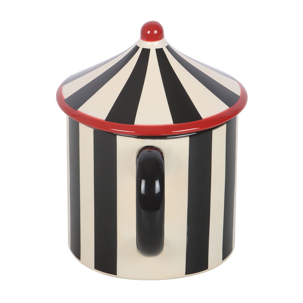 Tazza Circus a strisce nere