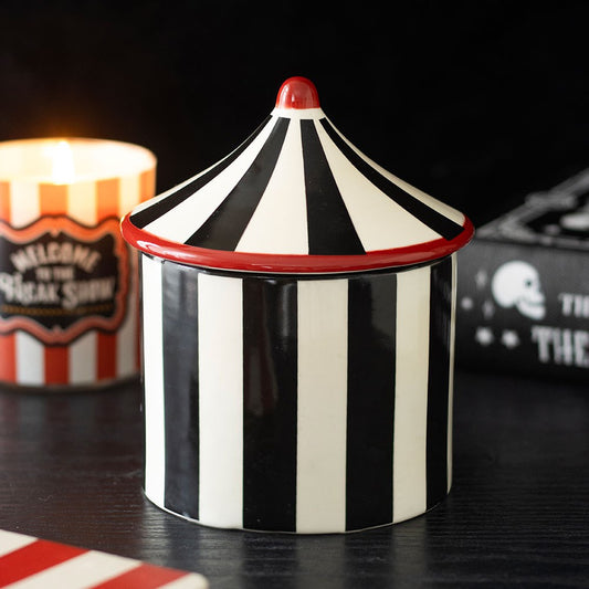 Bruciatore a olio Circus a strisce nere