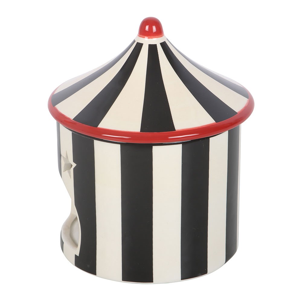 Bruciatore a olio Circus a strisce nere