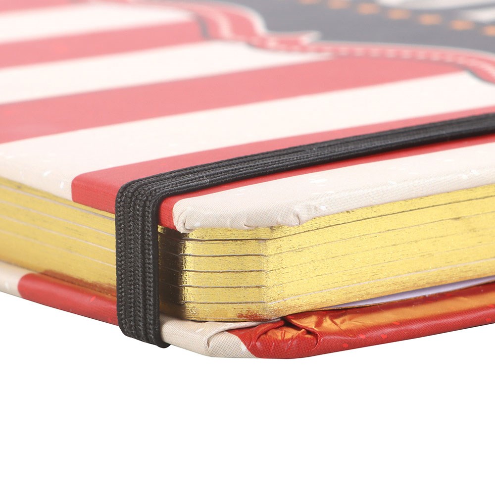PREORDINE (In Arrivo dal 21 Luglio) Taccuino A5 a Righe "Red Circus Stripe" – Mystic Circus