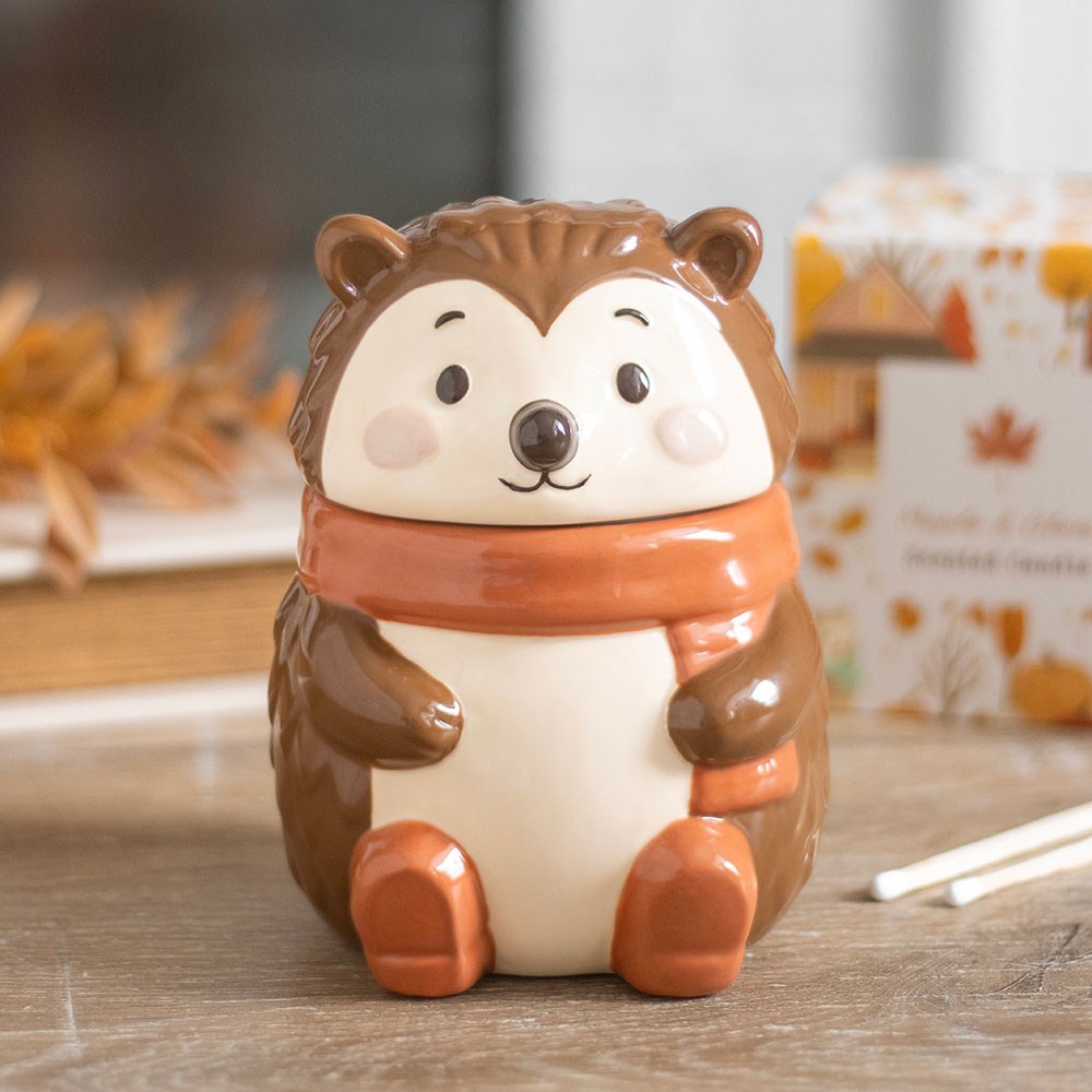 Bruciatore d'Essenze in Ceramica Riccio – "Hazel Hedgehog" Oil Burner