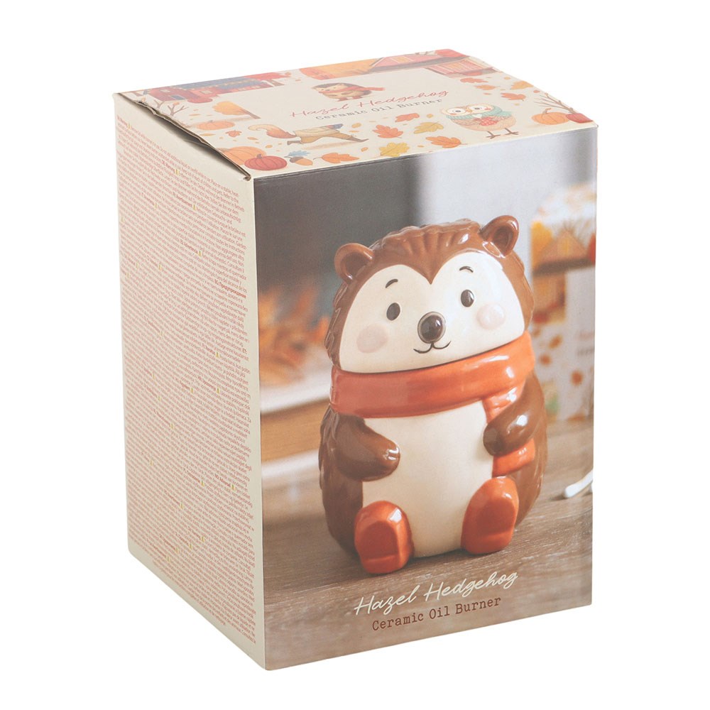 Bruciatore d'Essenze in Ceramica Riccio – "Hazel Hedgehog" Oil Burner
