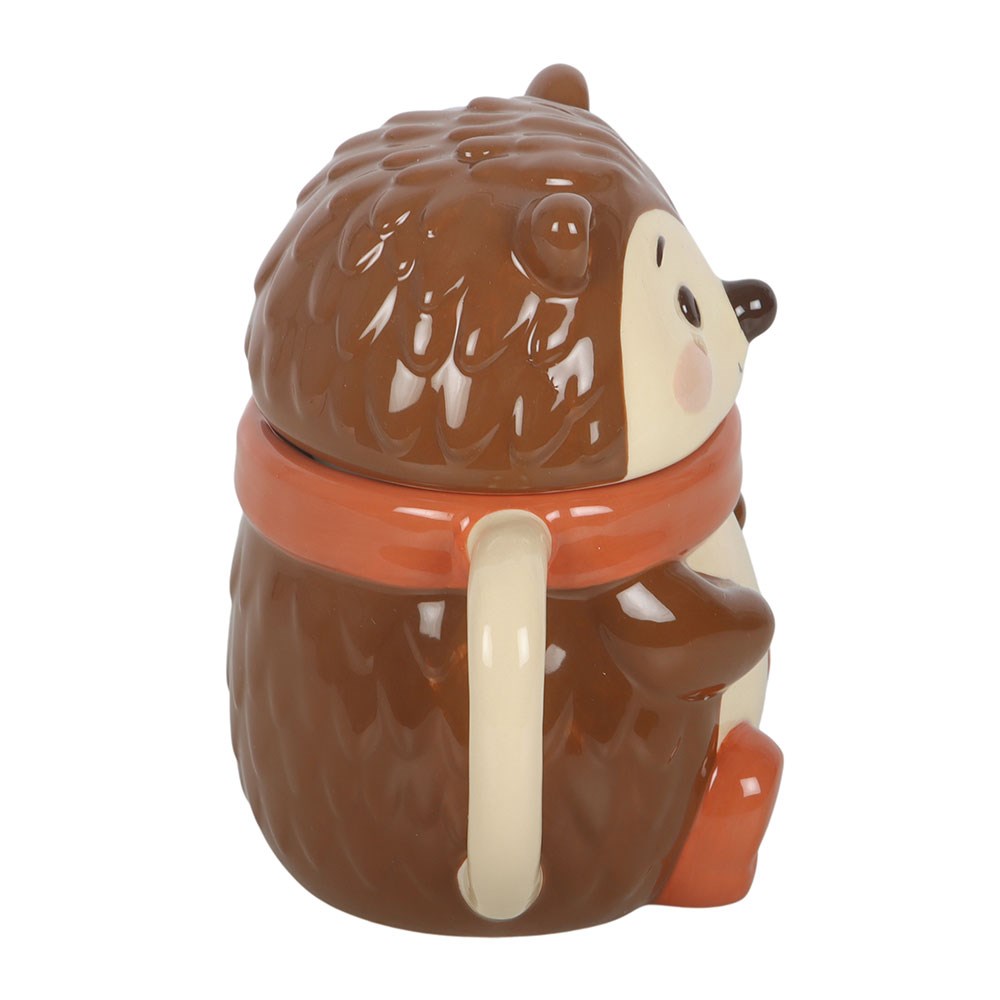 Tazza in Ceramica con Coperchio Riccio – "Hazel Hedgehog" Lidded Mug