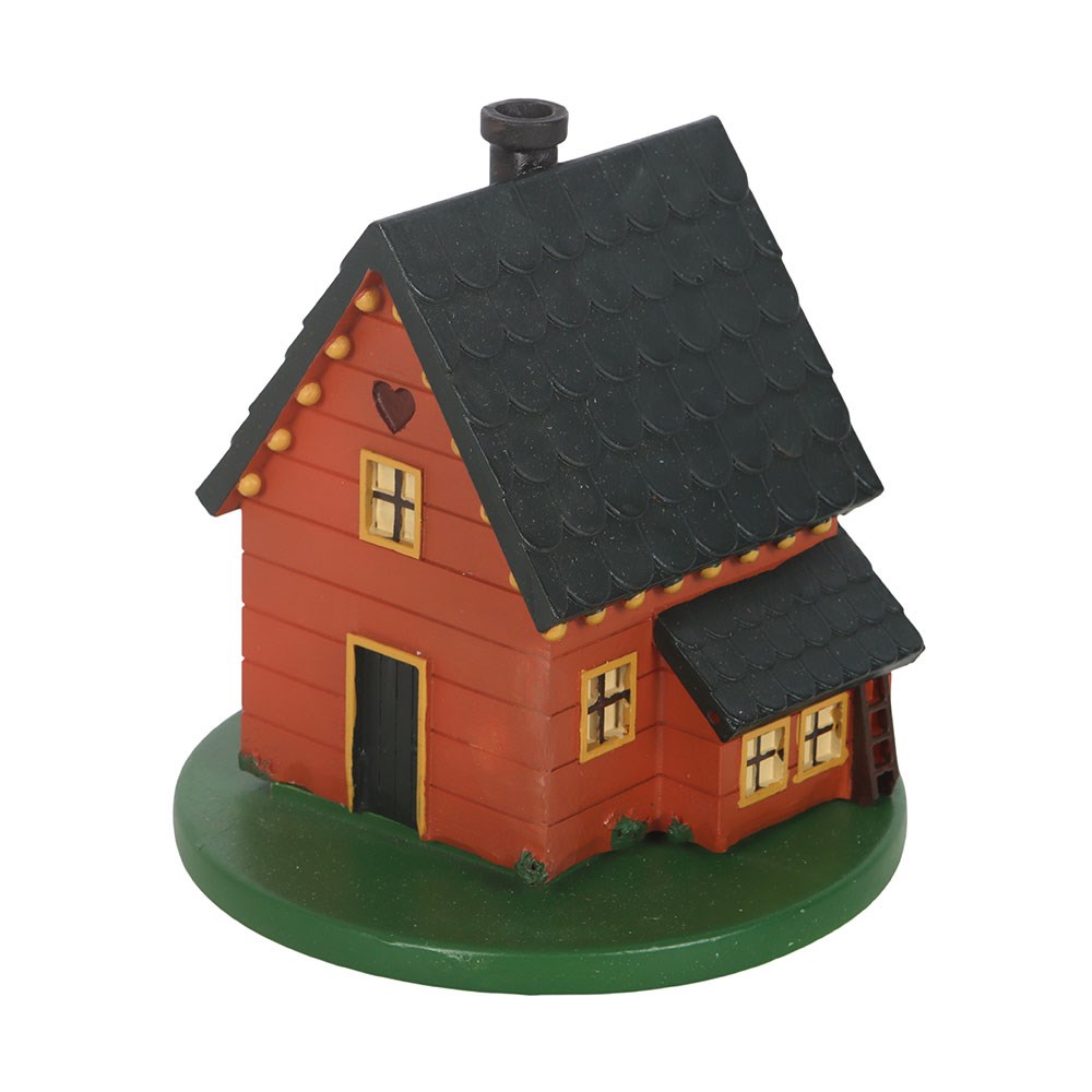 Bruciatore per Coni d'Incenso a Casetta – "Brown House" Incense Burner