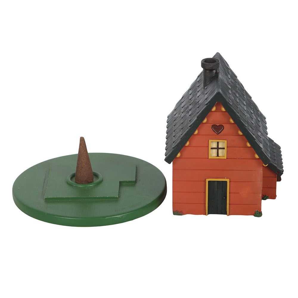 Bruciatore per Coni d'Incenso a Casetta – "Brown House" Incense Burner