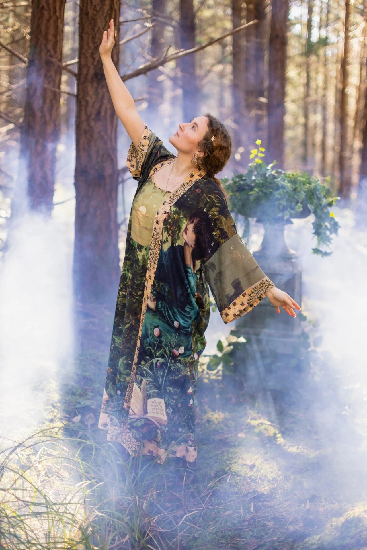 Kimono Lungo Opera Duster: Bella Notte
