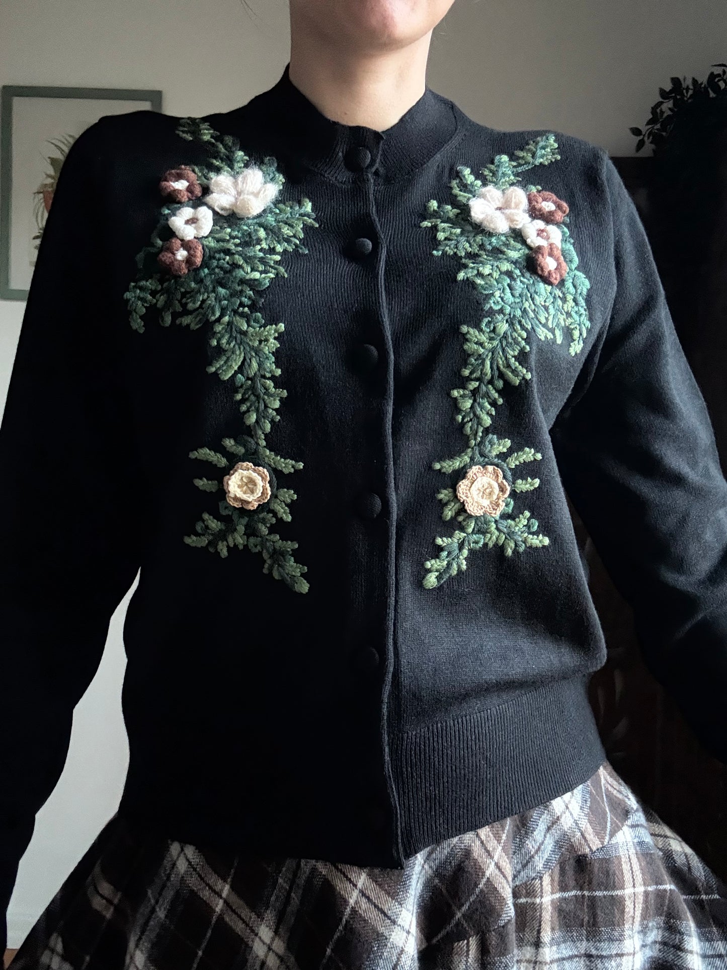 Cardigan Bosco Incantato nero