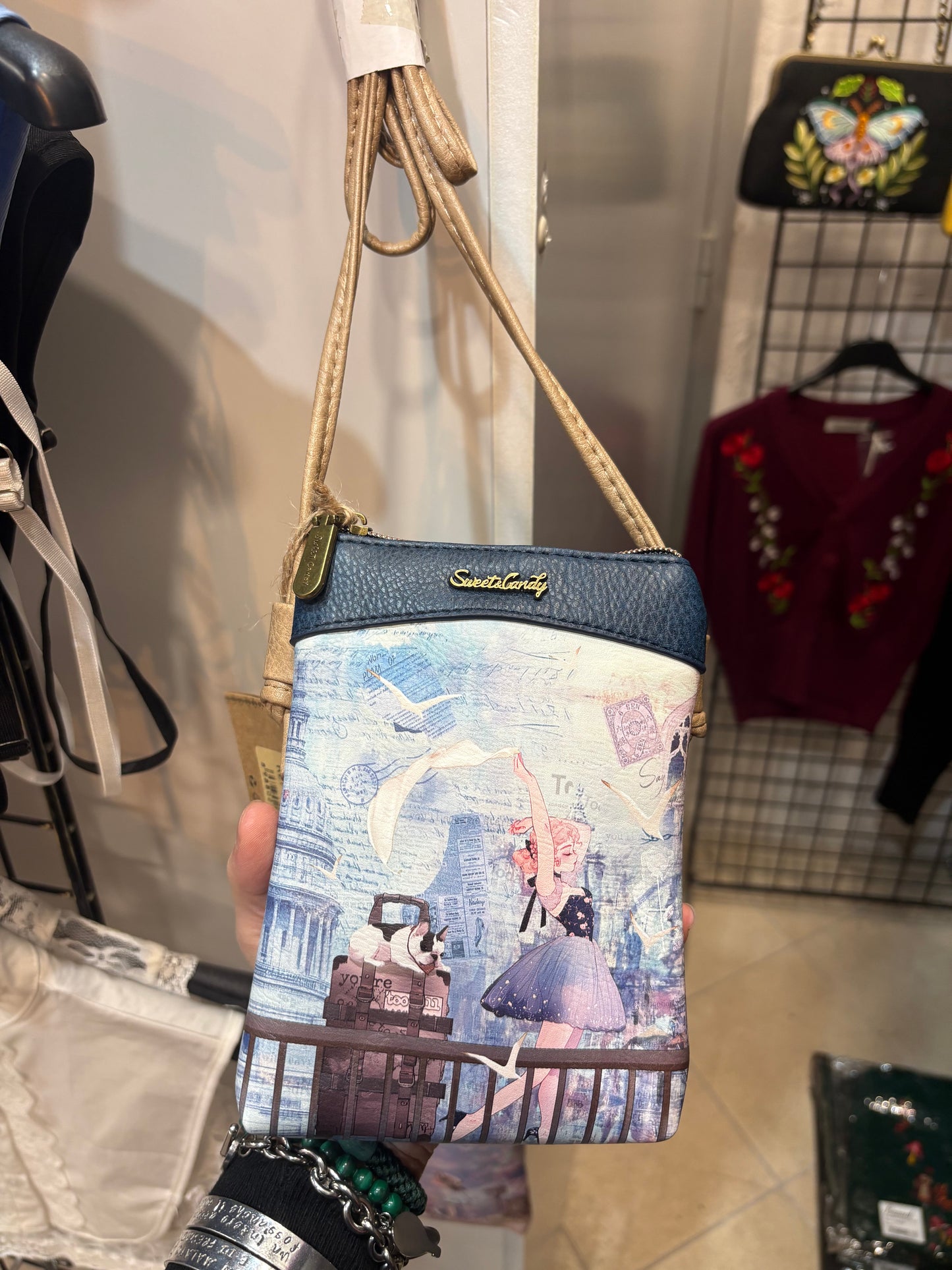 Borsetta piccola a tracolla Dreamy Girls in 4 fantasie