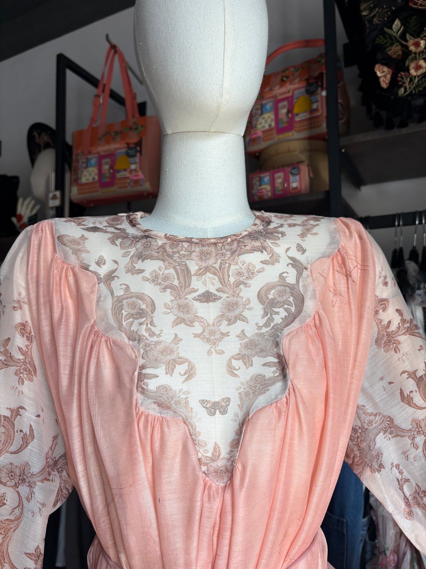 Fable Dress – Vestito Lungo Romantico in 100% Seta in Stile Coquette & Fairycore