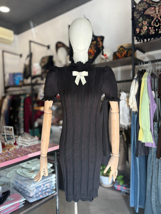 Mini Dress Alice con Fiocco in 2 Colori