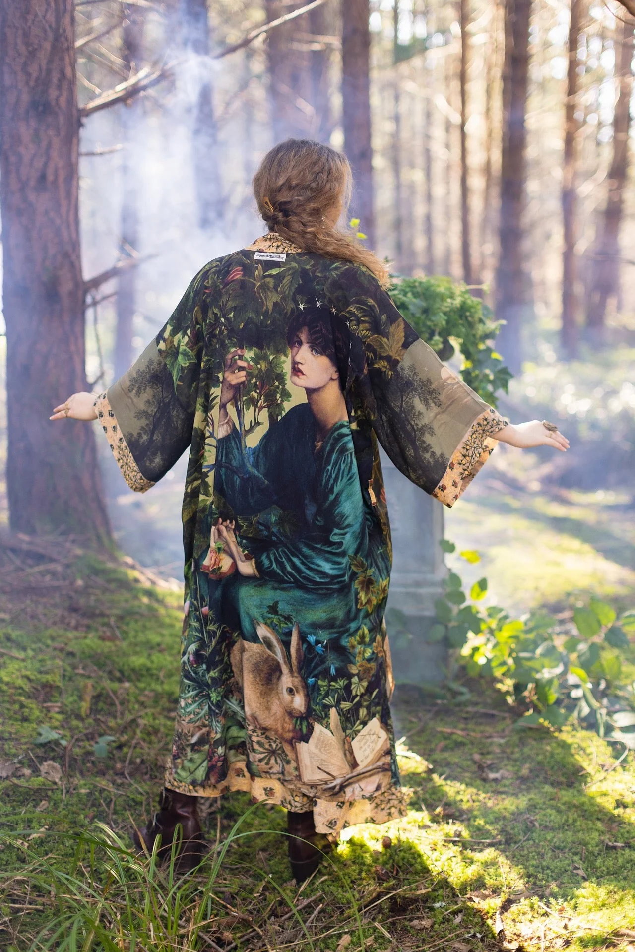 Kimono Lungo Opera Duster: Bella Notte