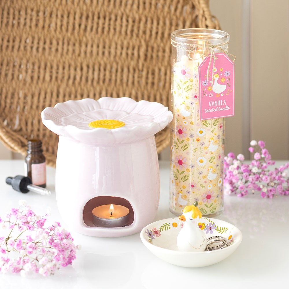 PREORDINE (In arrivo dal 3 agosto) Piattino Portaoggetti Daisy & Duck – Svuotatasche in Ceramica con Paperella