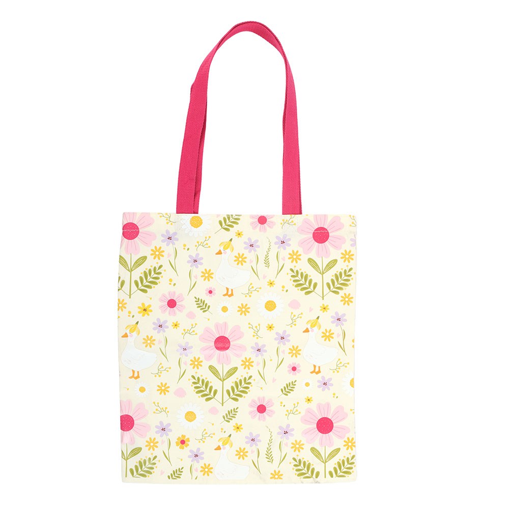 PREORDINE (In arrivo dal 3 agosto) Borsa Tote con Stampa Daisy & Duck