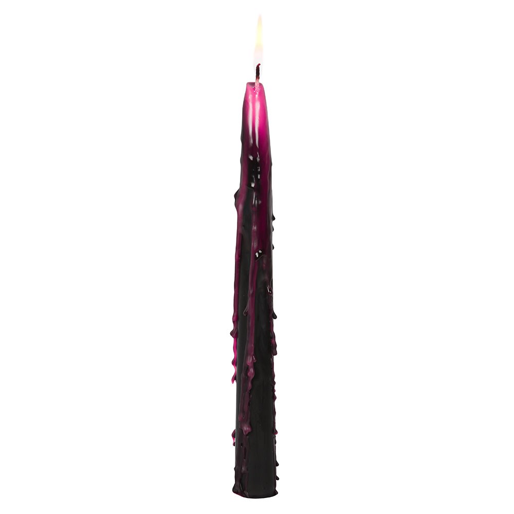 Set da 4 Candele Gotiche "Vampire Tears" Rosa