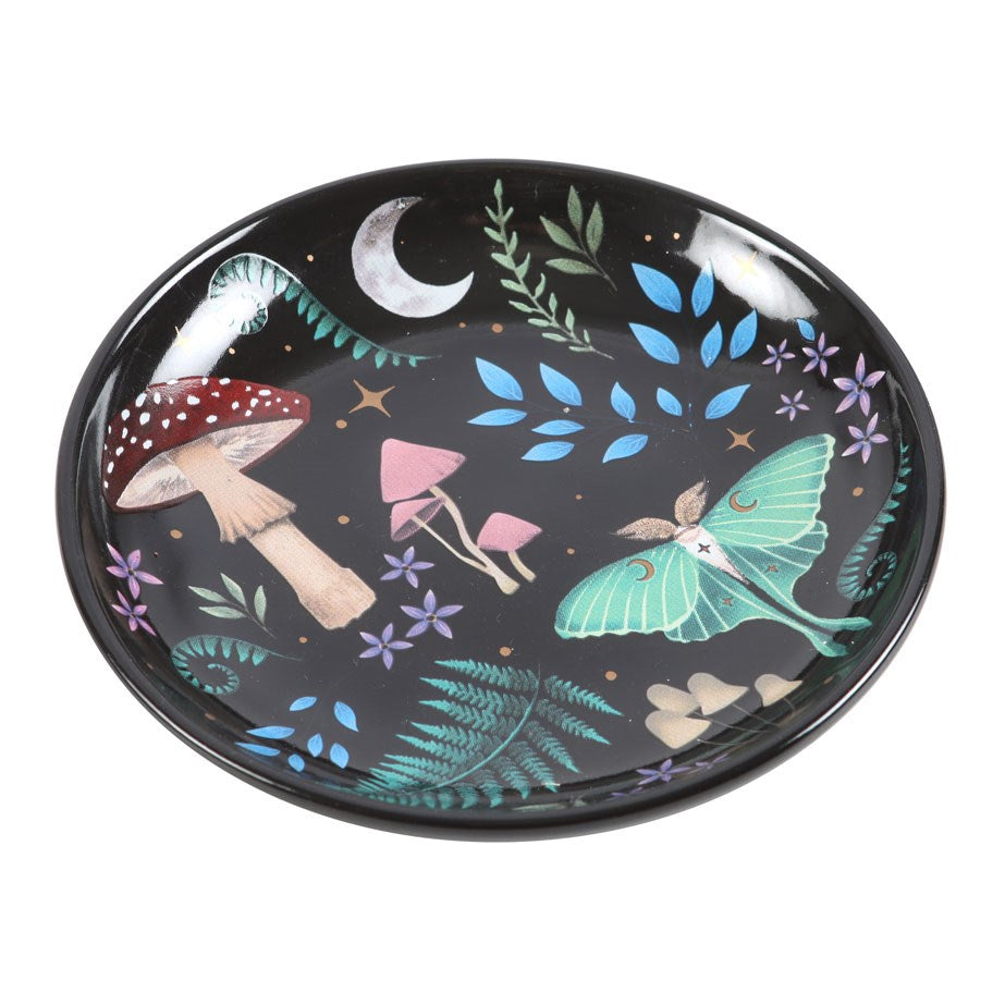 Piattino portaoggetti Dark Forest in New Bone China