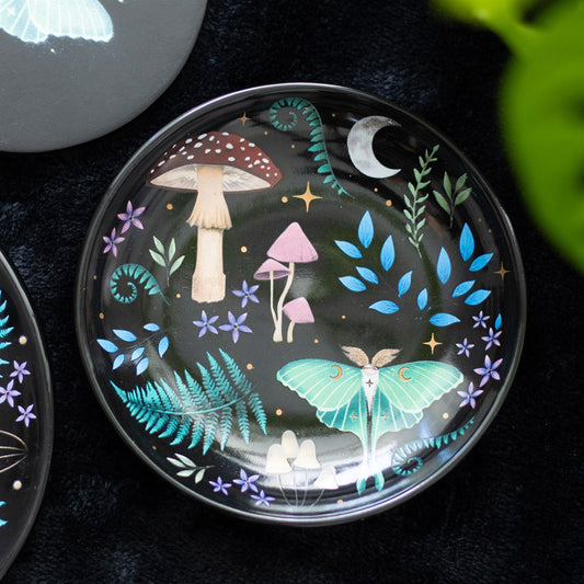 Piattino portaoggetti Dark Forest in New Bone China