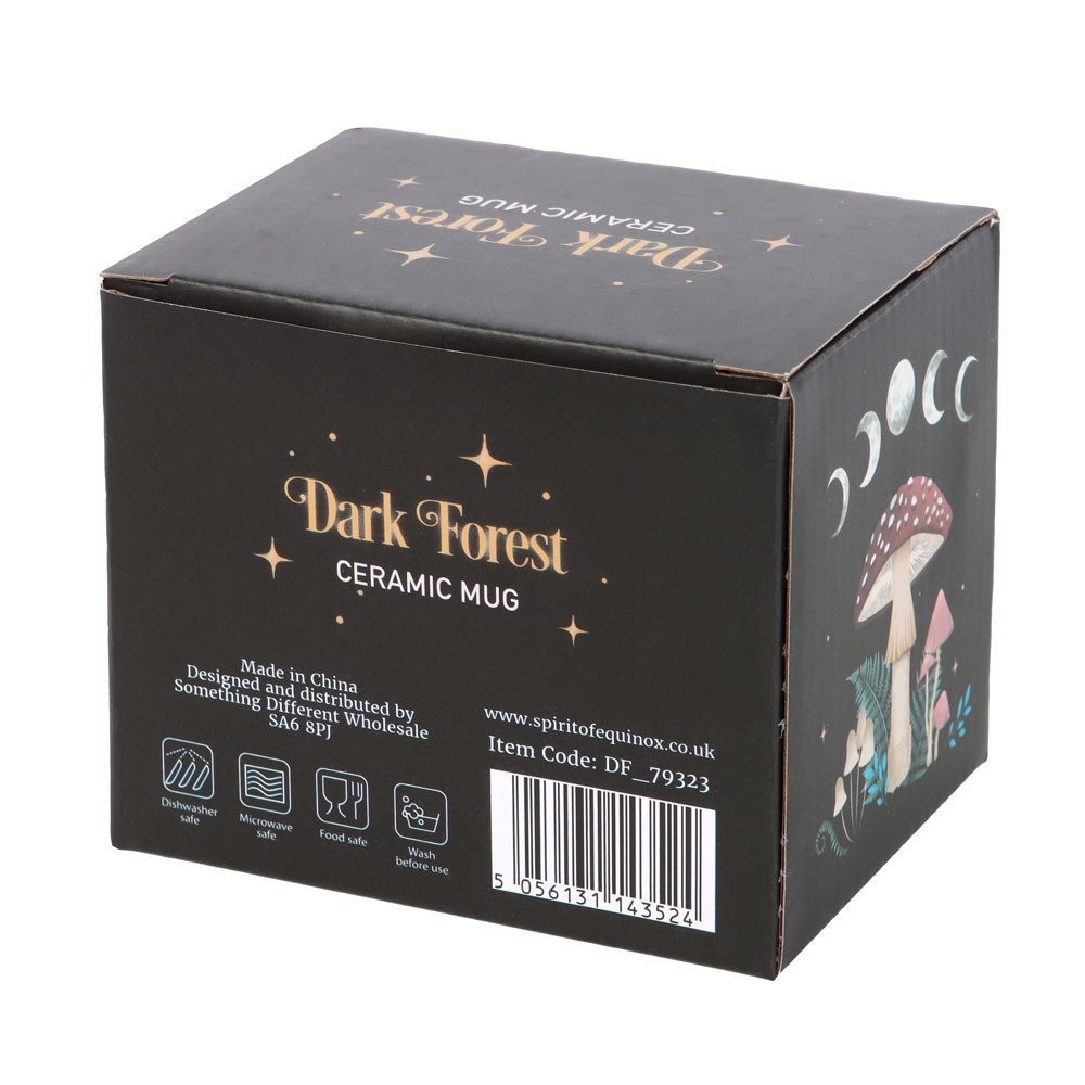 Tazza in Ceramica "Dark Forest" con Stampa Foresta Oscura – 340 ml