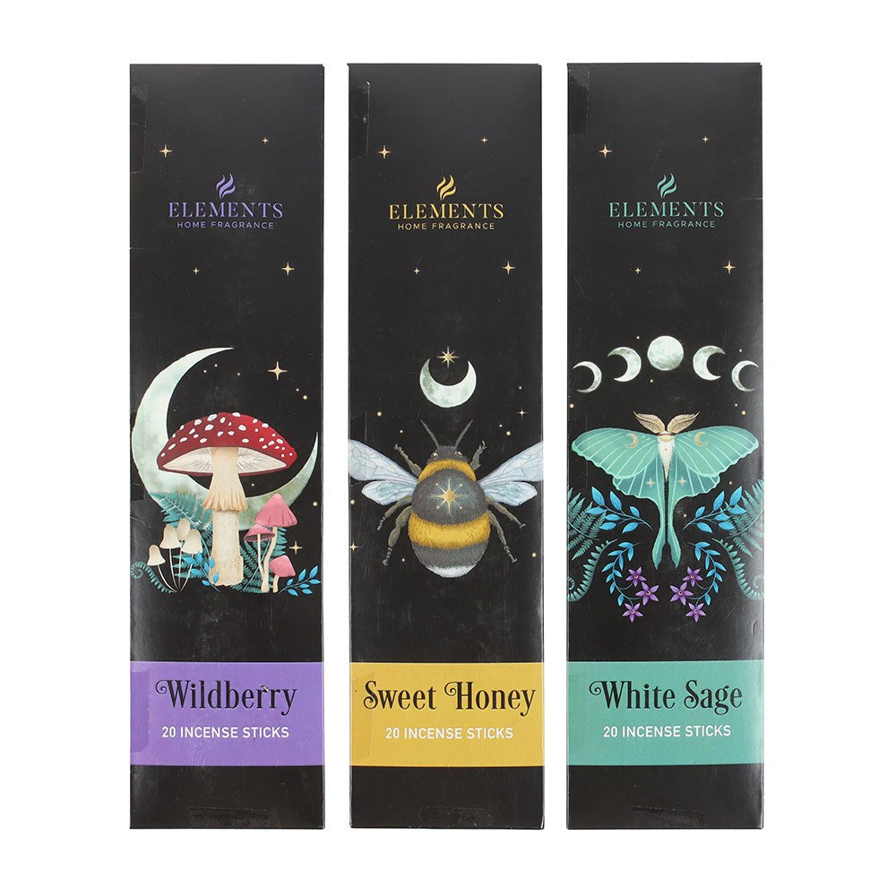Set incenso Dark Forest – 60 bastoncini in 3 fragranze