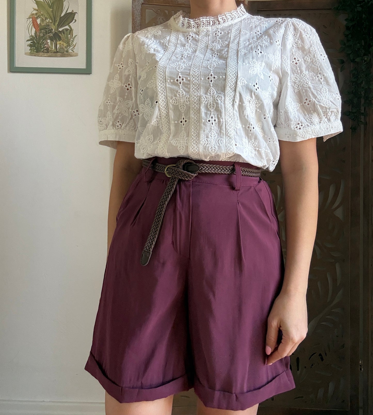 Shorts in Viscosa con Cintura Intrecciata - in 5 colori