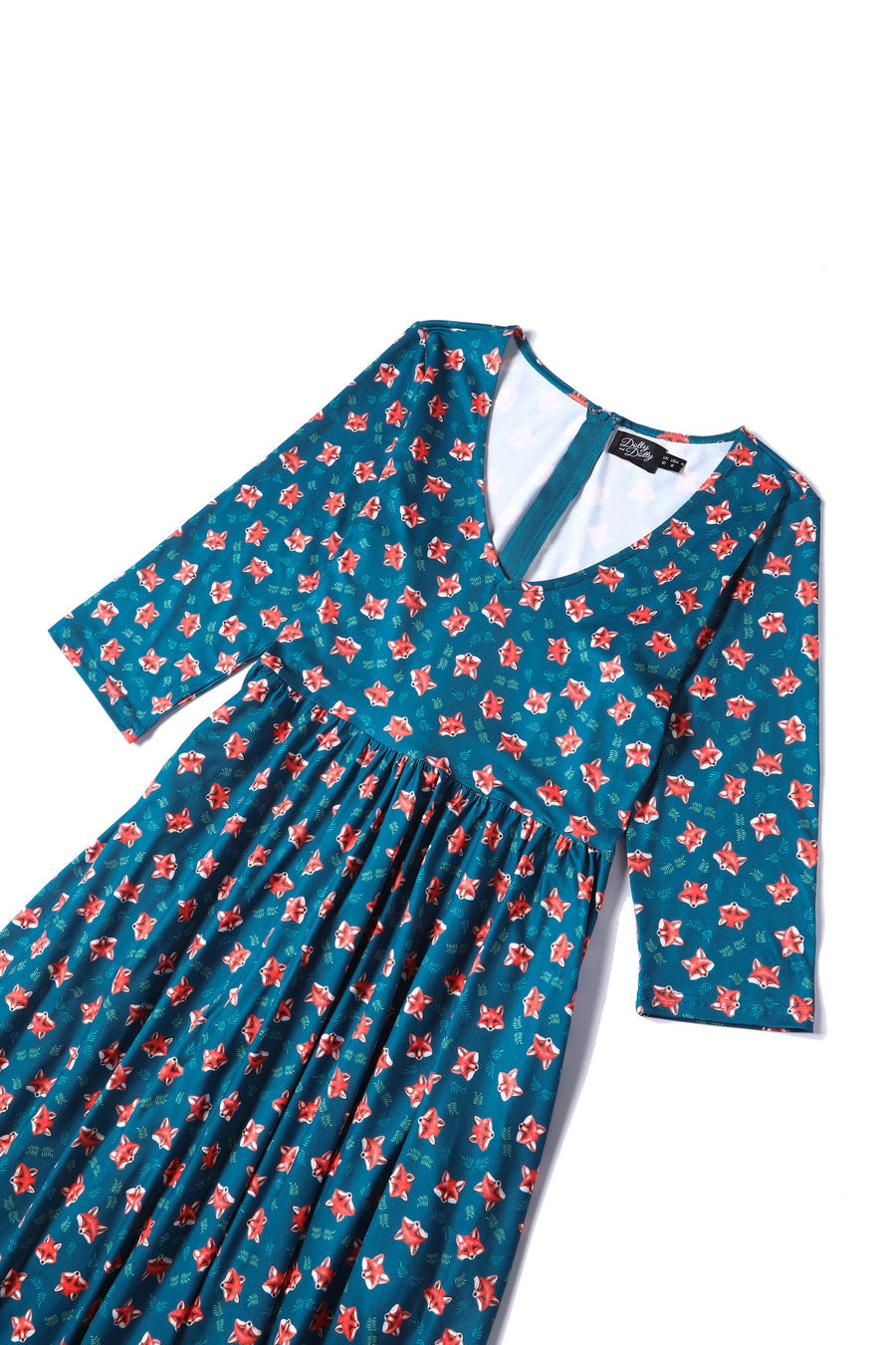 Billie Blue Fox: Abito a Maniche Lunghe