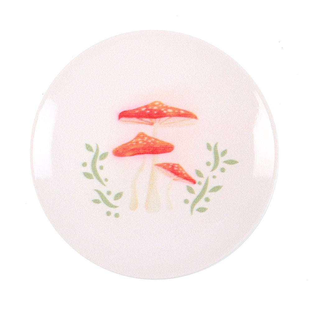 PREORDINE (In arrivo dal 3 agosto) Piattino Portaoggetti Round Mushroom – Svuotatasche in Ceramica con Funghi