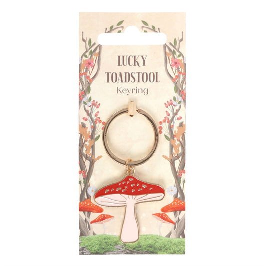 Portachiavi "Lucky Toadstool" – Il Funghetto Portafortuna della Foresta Incantata