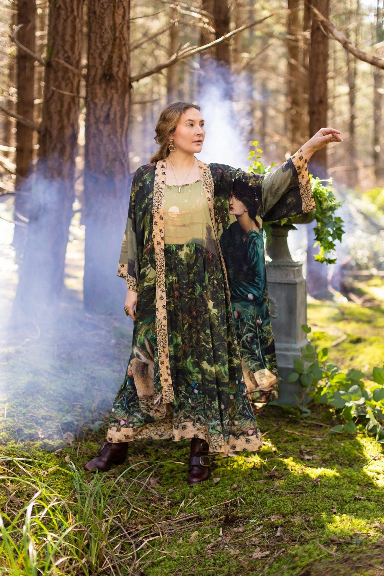 Kimono Lungo Opera Duster: Bella Notte