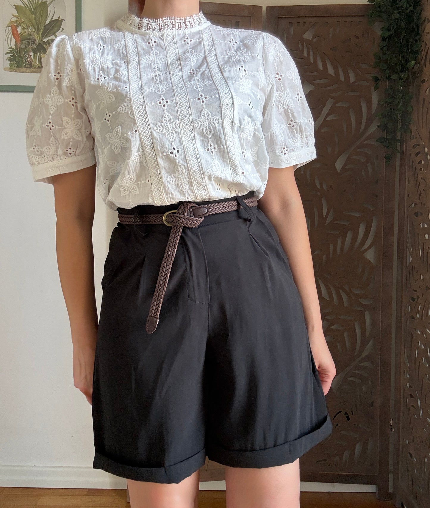Shorts in Viscosa con Cintura Intrecciata - in 5 colori