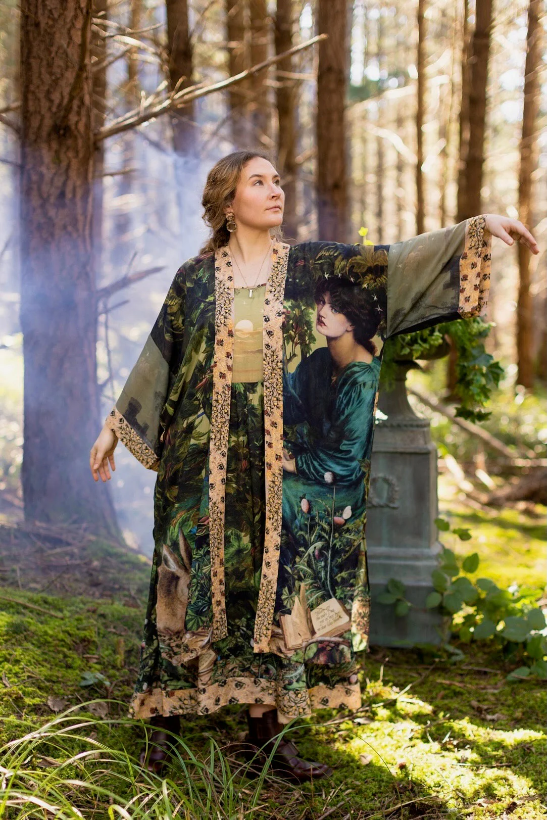 Kimono Lungo Opera Duster: Bella Notte