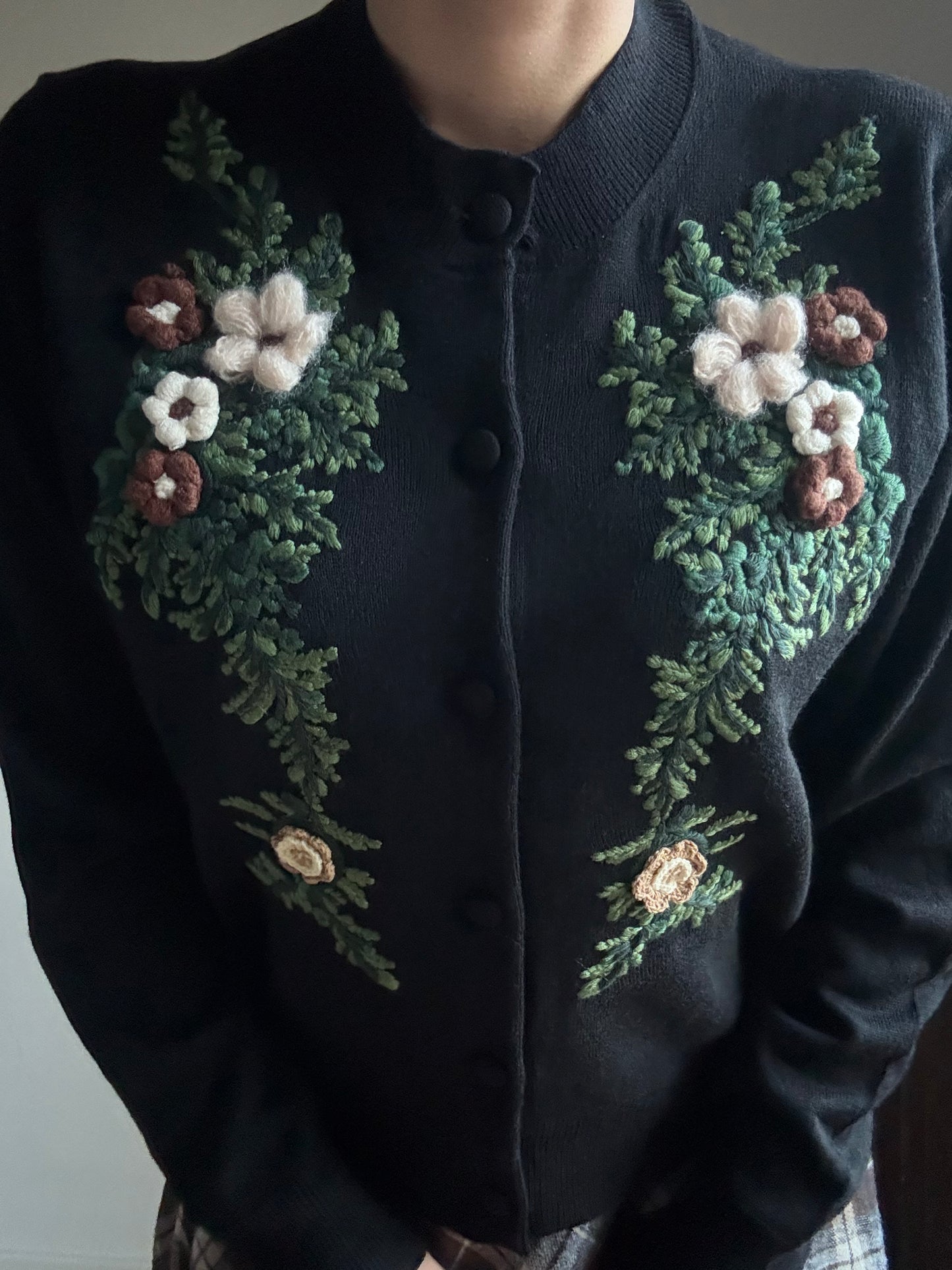 Cardigan Bosco Incantato nero