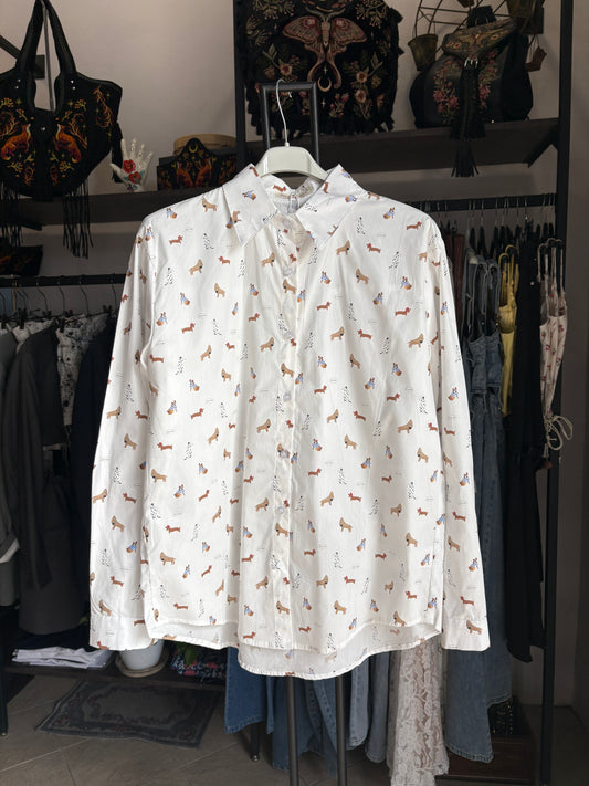 Camicetta In Cotone French Dogs in 3 Colori