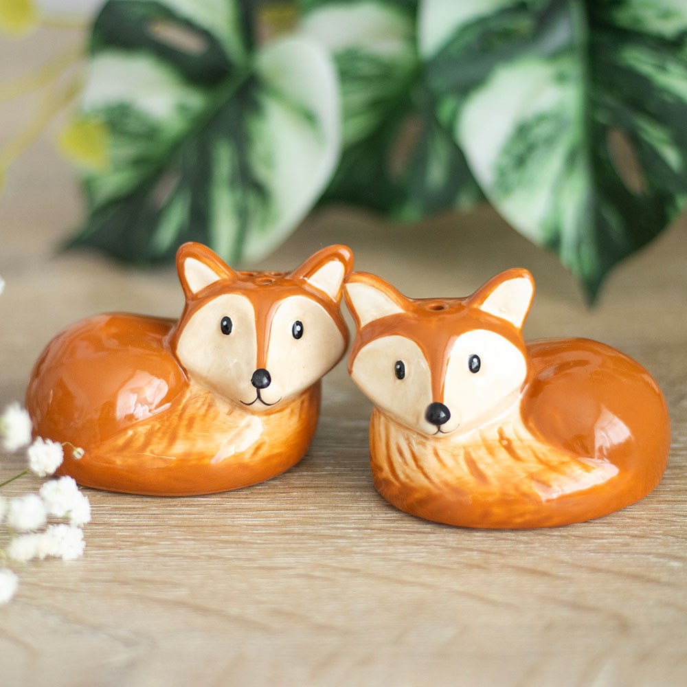 Set Saliera e Pepiera a forma di Volpe "Fox"