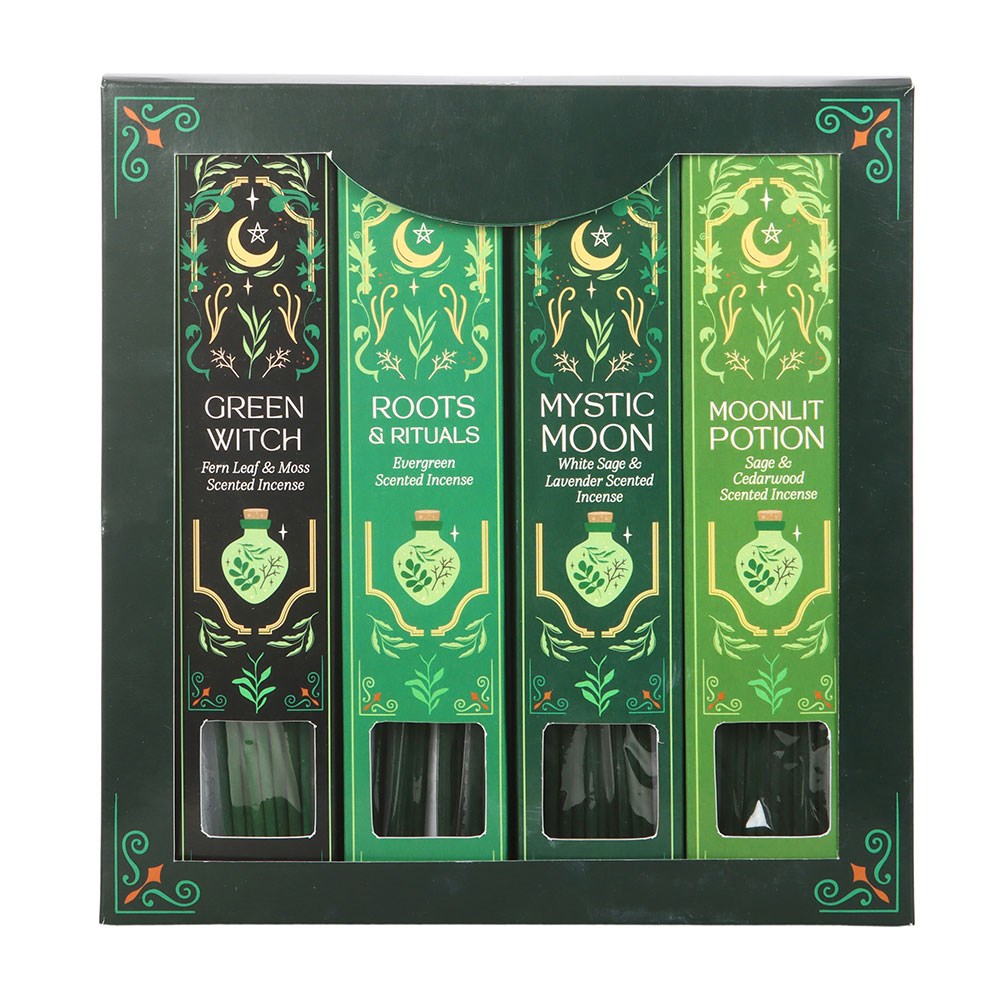 Set Regalo Incensi in Bastoncini – "Green Witch" Incense Gift Set