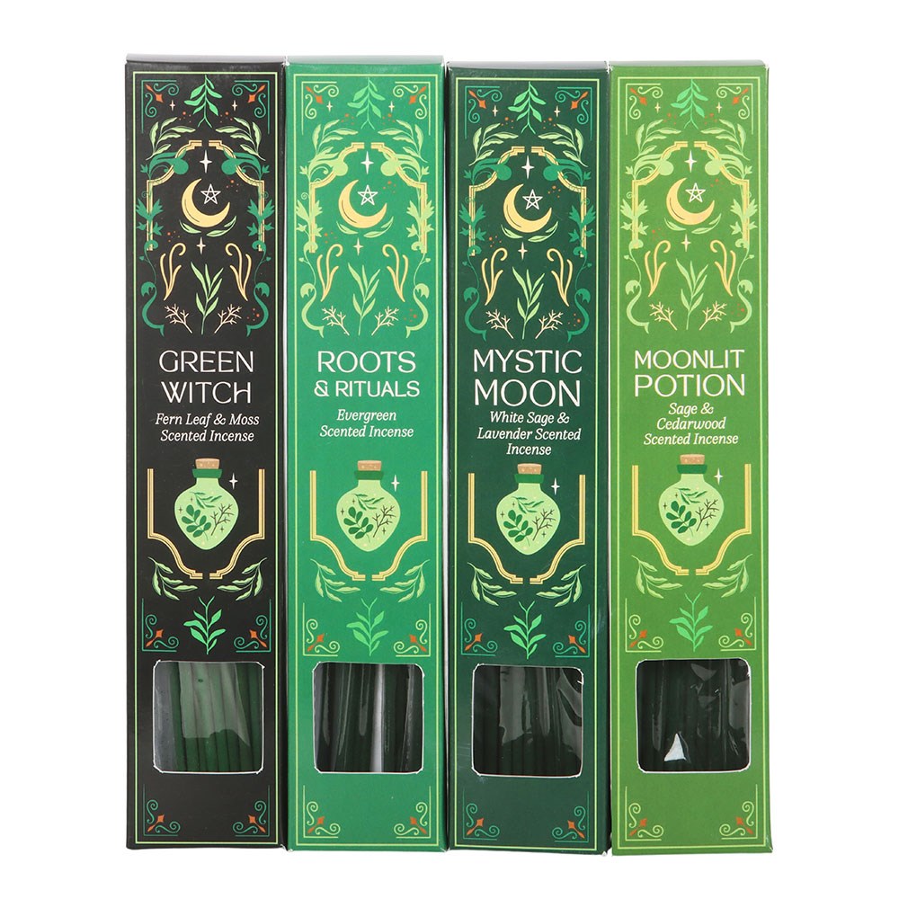 Set Regalo Incensi in Bastoncini – "Green Witch" Incense Gift Set