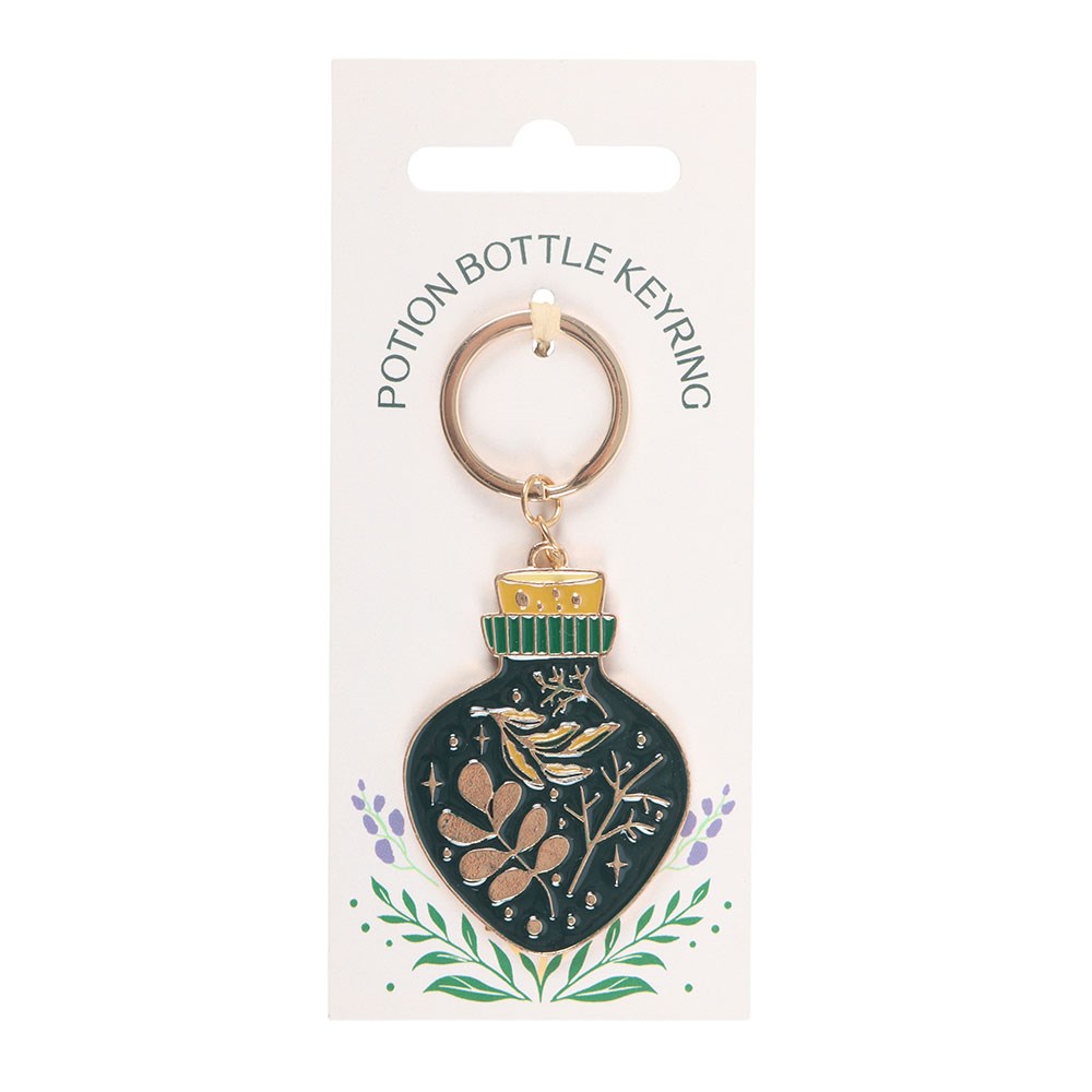 PREORDINE (Disponibile dal 27 Agosto) Portachiavi Fiaschetta della Pozione "Green Witch"