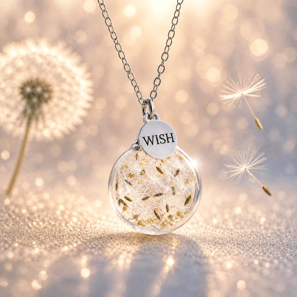 Collana dei desideri Make your wish “Soffione”