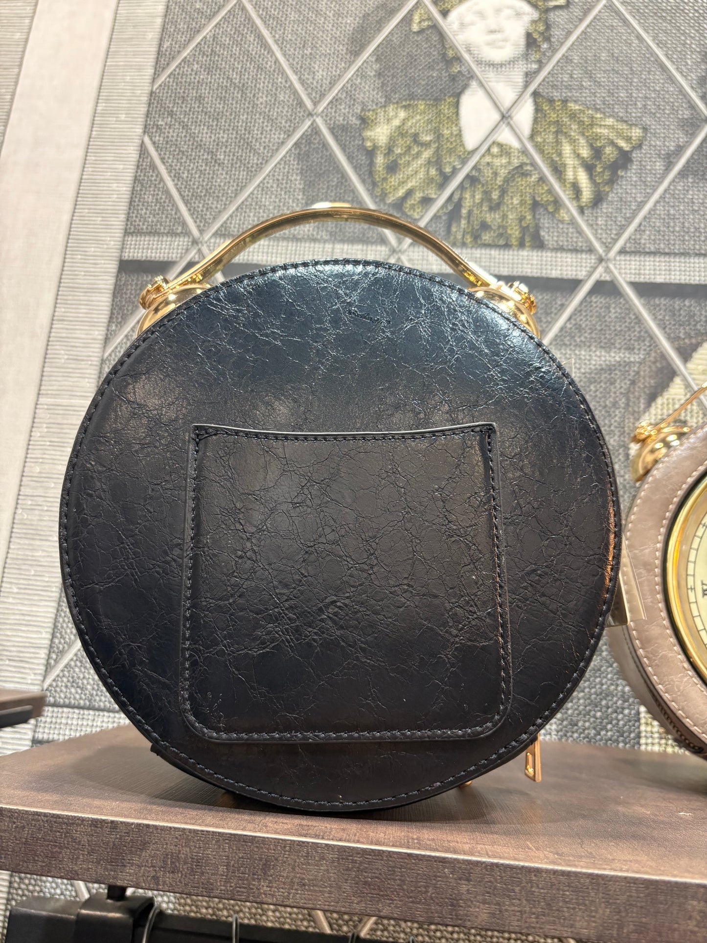 Borsa orologio steampunk con tracolla in 2 colori
