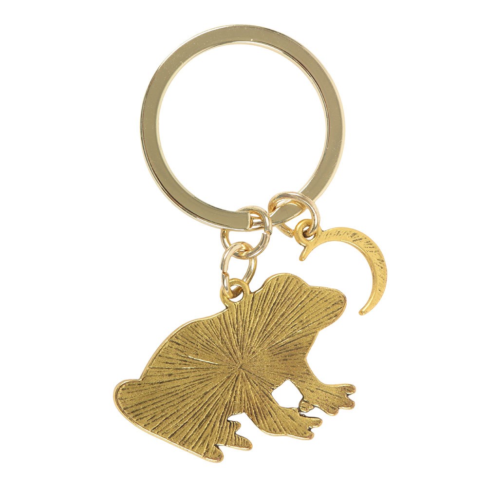 Portachiavi Smaltato "Rana Incantata" – Collezione Luna Bloom
