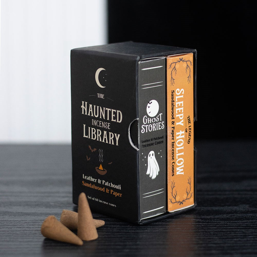 Set 2 Confezioni Coni d'Incenso "Haunted Library" – Fragranze da Collezione