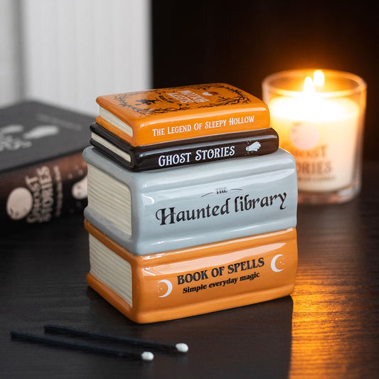 Bruciatore di olio e scaldacera The Haunted Library