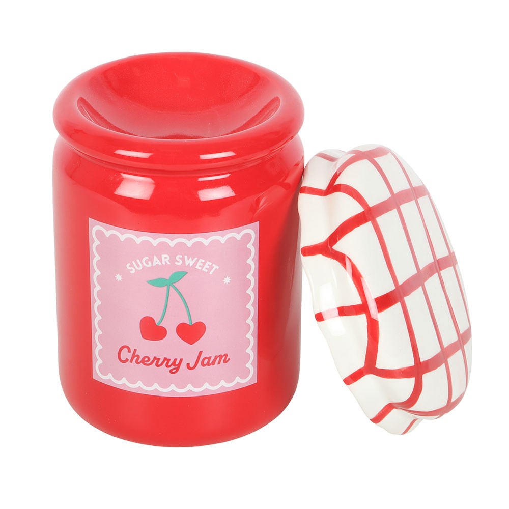 Bruciatore di oli essenziali e scaldacera barattolo di marmellata