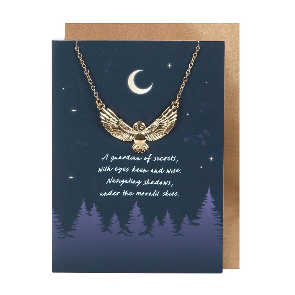 PREORDINE (Disponibile dal 27 Agosto) Biglietto di Auguri con Collana "Night Owl"