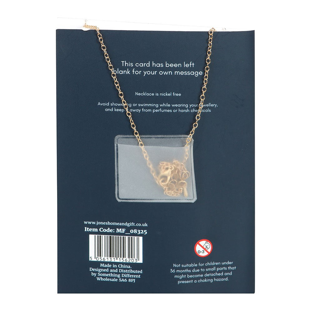 PREORDINE (Disponibile dal 27 Agosto) Biglietto di Auguri con Collana "Night Owl"