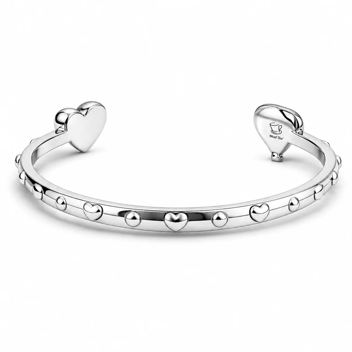 Bracciale “Segui i tuoi sogni” con mongolfiera e cuore in acciaio 316L