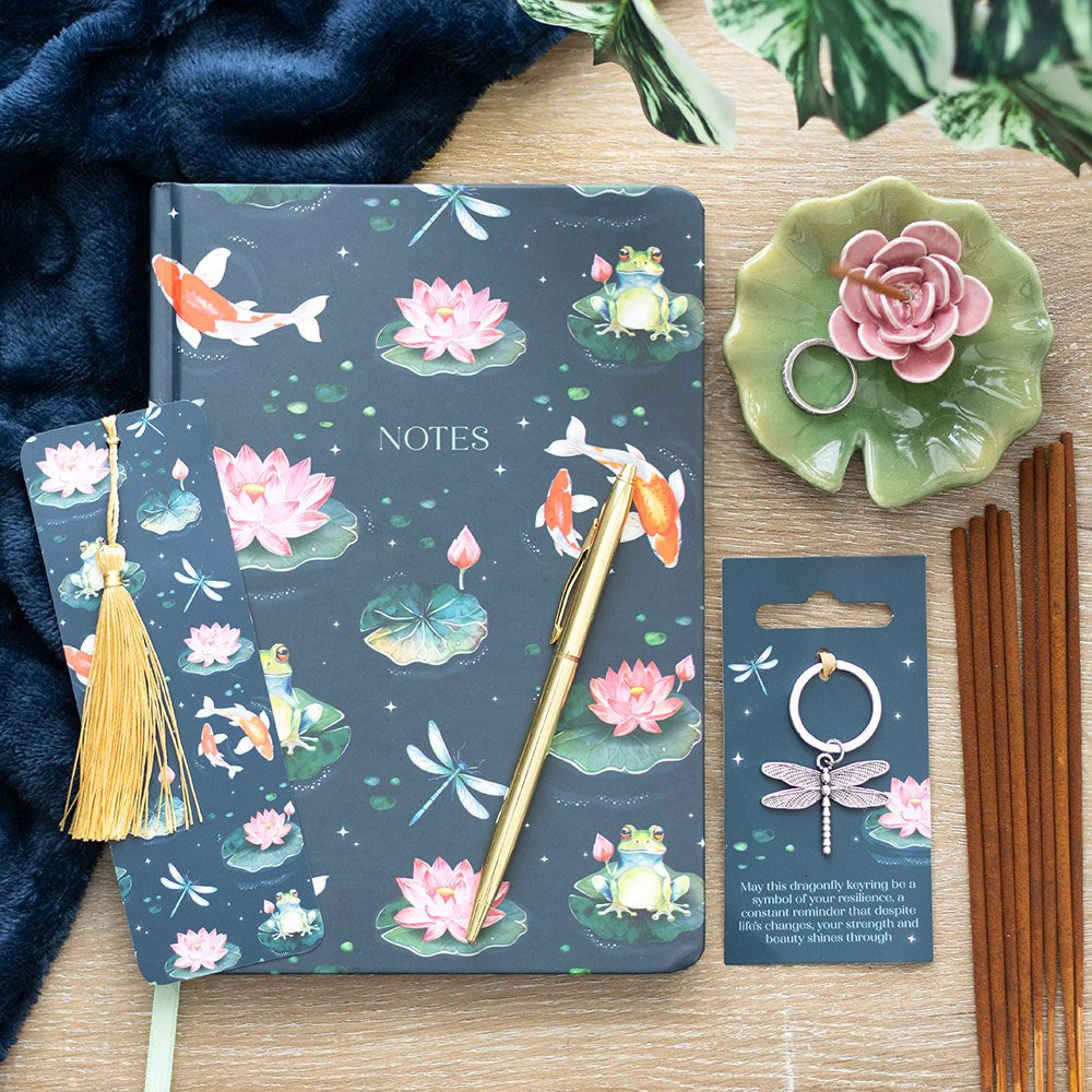 PREORDINE (In arrivo dal 3 agosto) Porta Incenso con Piattino Lily Pad – Supporto in Ceramica a Forma di Ninfea