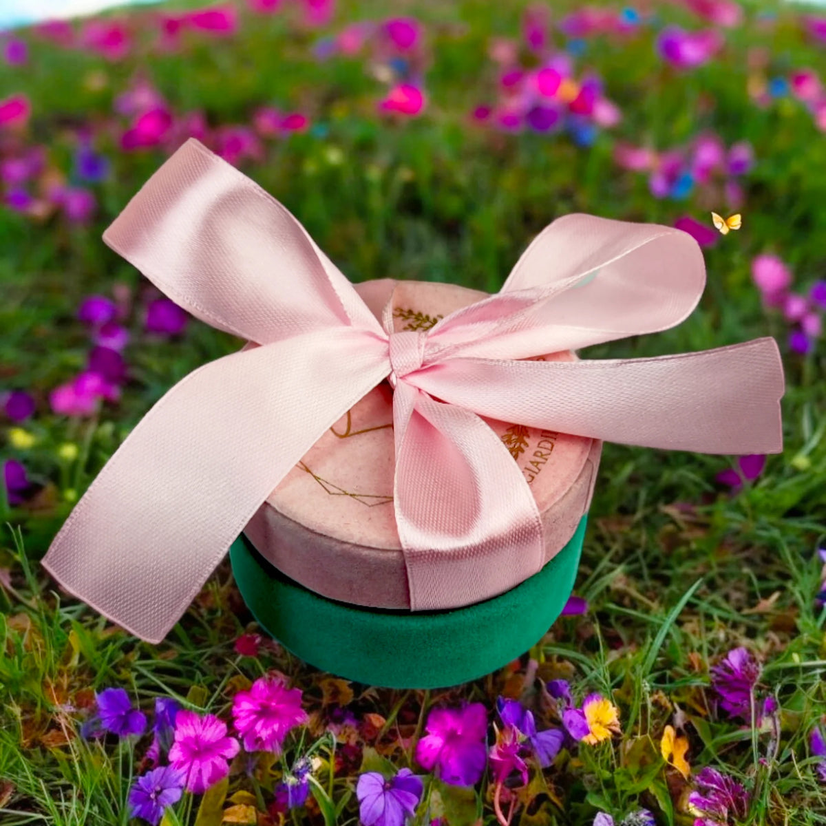 Orecchini della magia con veri Fiori di campo