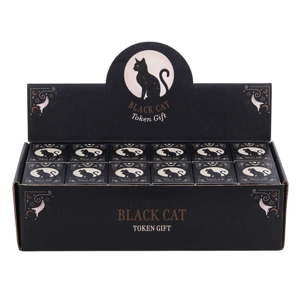 PREORDINE (In arrivo dal 3 agosto) Token Regalo Gatto Nero – Portafortuna in Confezione Scatola di Fiammiferi