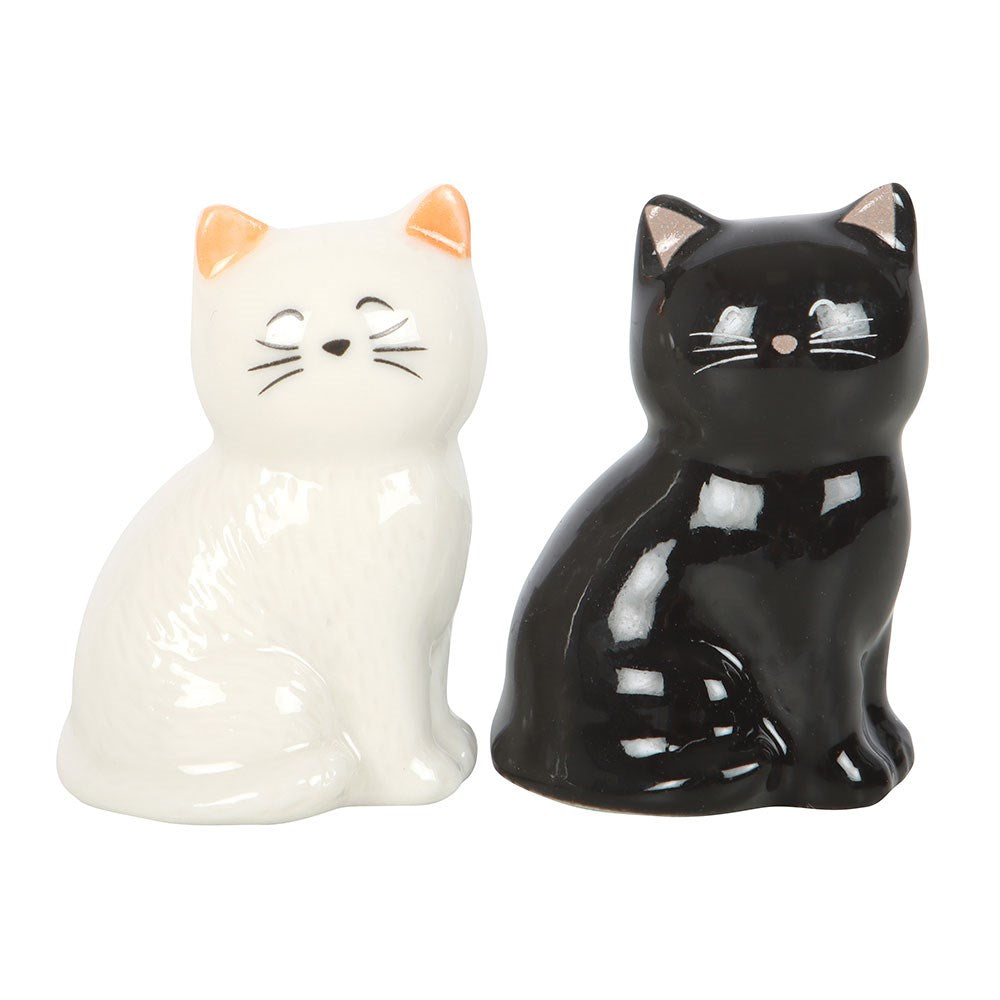 Statuina Portafortuna in Ceramica "Gatto della Fortuna" Con Scatola Regalo - In 2 Colori