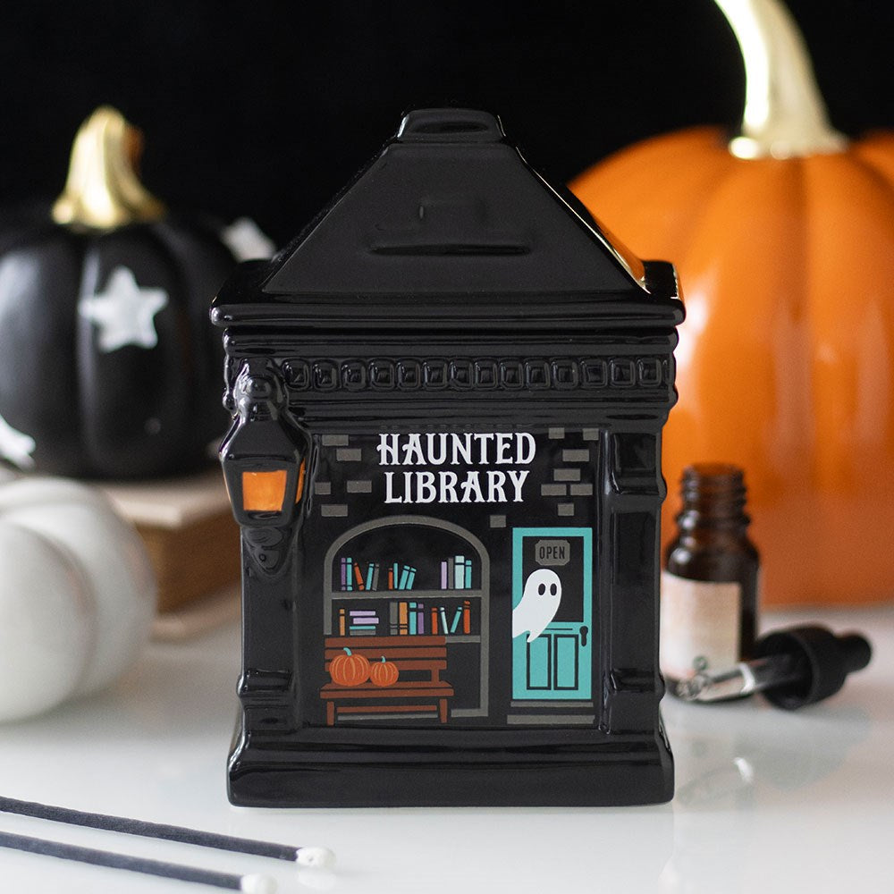 Bruciatore d'Incenso e Oli Essenziali "The Haunted Library"